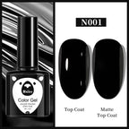 1pcs 7.3ml White Gel Nail Polish French Manicure Gel Polish Semi Permanent Soak Off UV Gel Varnish Base Top Coat Winter Nail 105