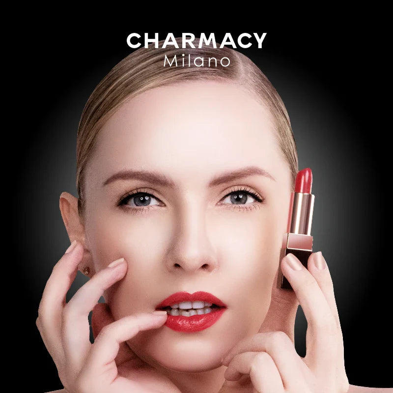 CHARMACY 6 Colors Luxury Velvet Nude Moisturize Lipstick Long Lasting Easy to Wear Korean LipStick for Women Makeup Cosmetic