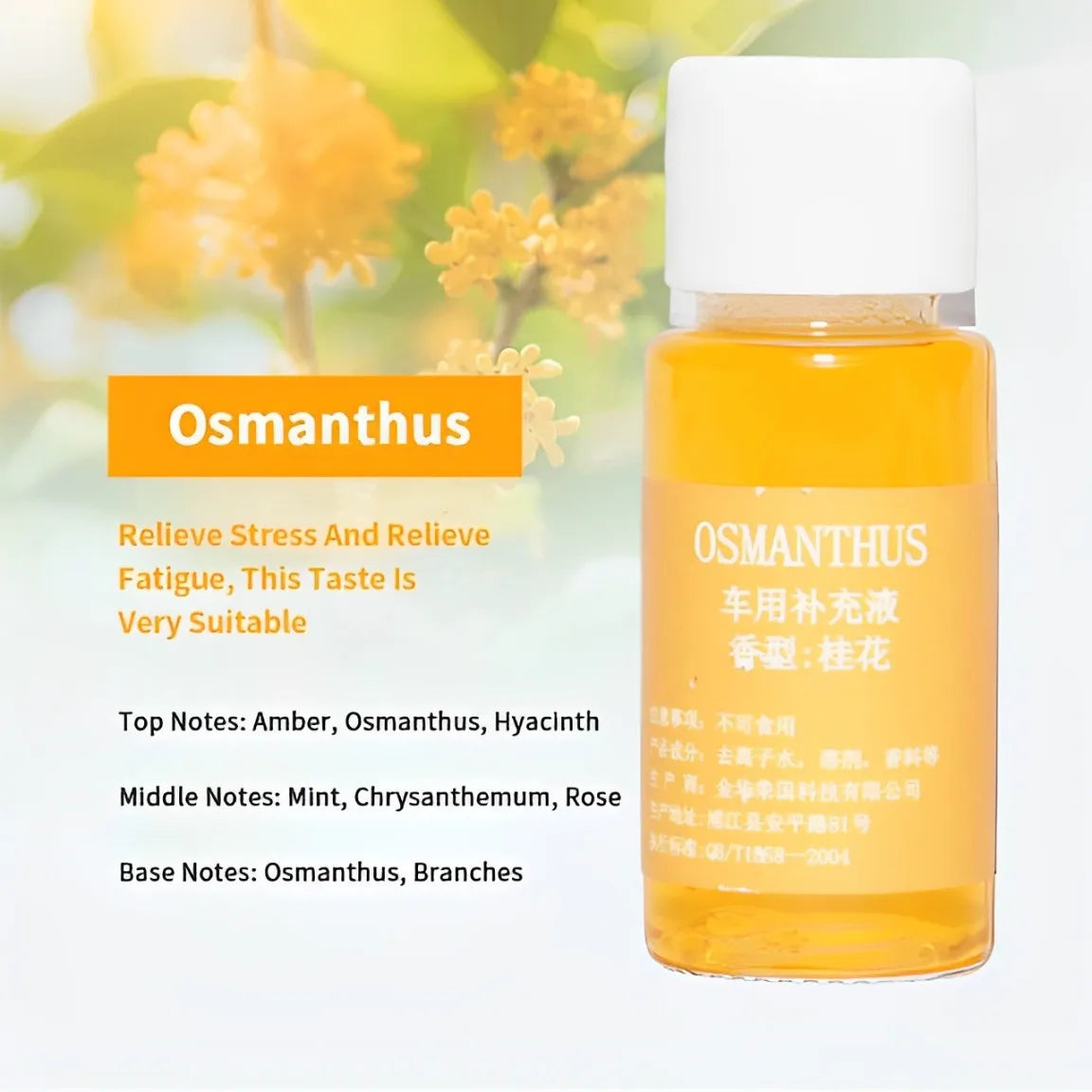 10ml Car Perfume Refill Air Freshener Natural Plant Essential Oil Aroma Diffuser Fragrance Humidifier Essential Oil Freshener