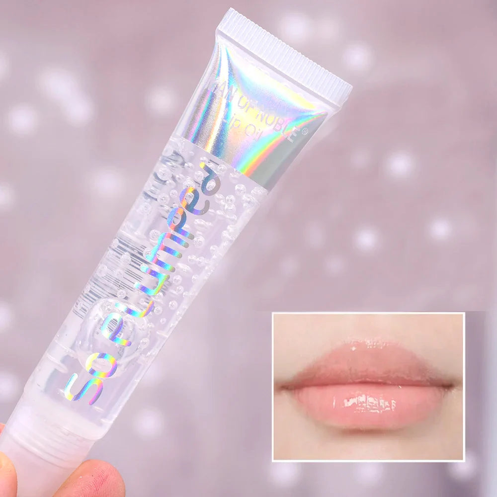 6Pcs Fruity Flavor Watery Glossy Lip Gloss Set Clear Lip Gel Hydrating Moisturizing Lip Gloss Women Lips Makeup Wholesale