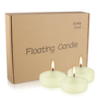12 Pcs 2inch Ivory Floating Candles, 5-6 Hours of Burning Time, Floating Candles, Romantic Night, Portable Small Candle Set, Not Only a Beautiful Embellishment in Life, and the Best Choice of Love and Warmth.