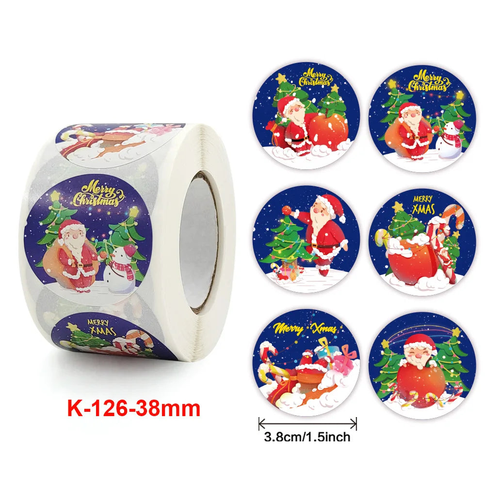 1.5 Inch Happy Easter Rabbit Stickers Sealing  Bunny Thank You  Sticker Roll for Gift Packging  Decor School Stationery Supplies