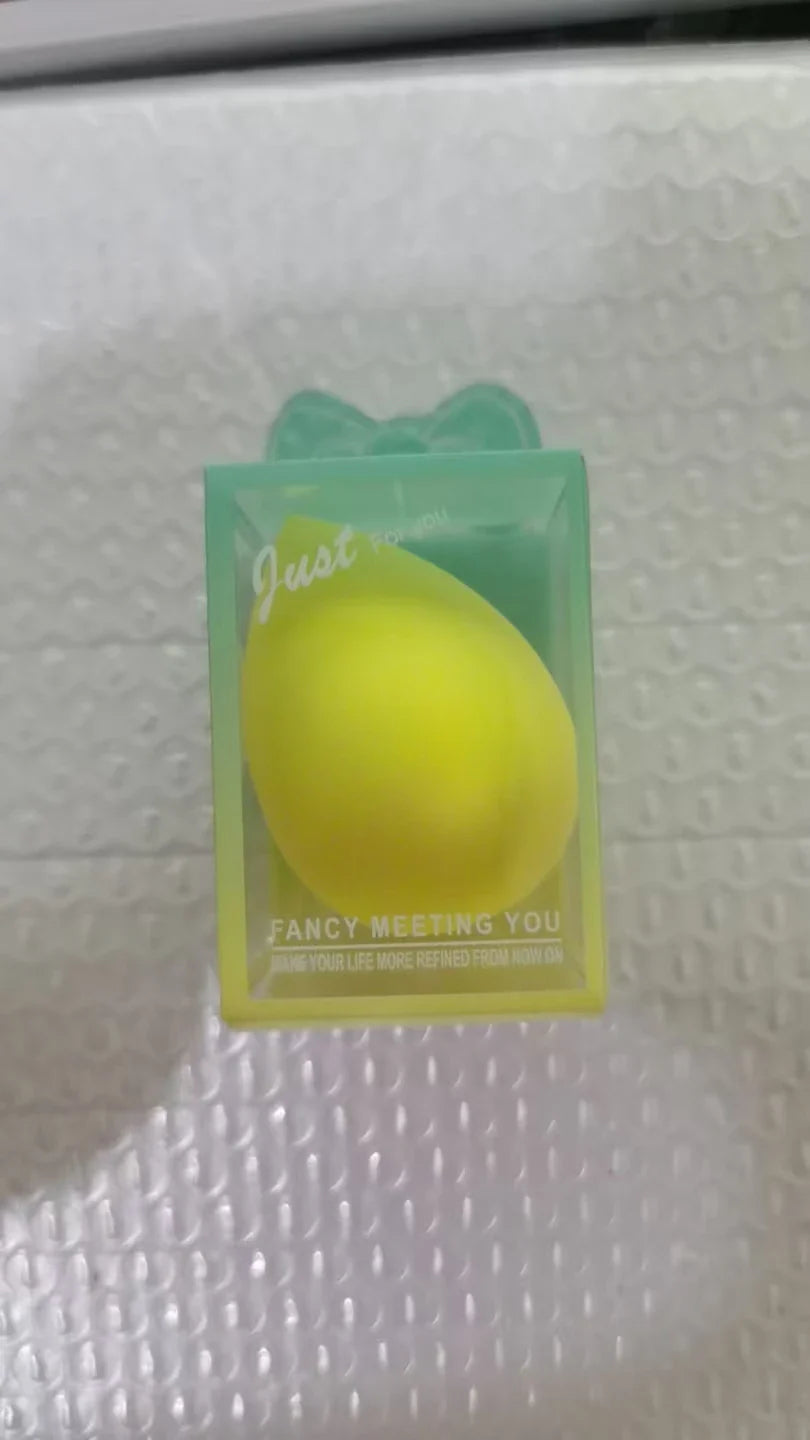 1pcs cosmetic powder puff soft and smooth women's makeup foundation sponge beauty makeup tool accessories drop-shaped