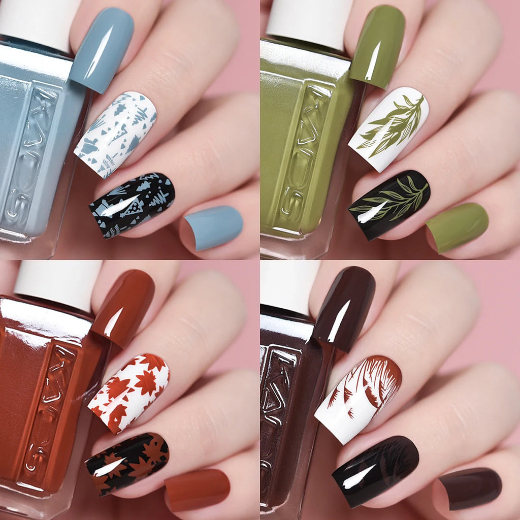 11ml Nail Stamping Polish Gold Silver Colorful Varnishes Lacquers Printing Image Stamp Plate Manicure DIY Salon Stamper Tool