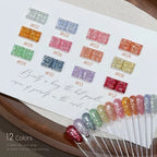 1-12pcs SHAKA Summer Autumn Huayu Xingchen Orange Green Red Gel Nail Polish 2025 New Halloween Versatile Nail Gel