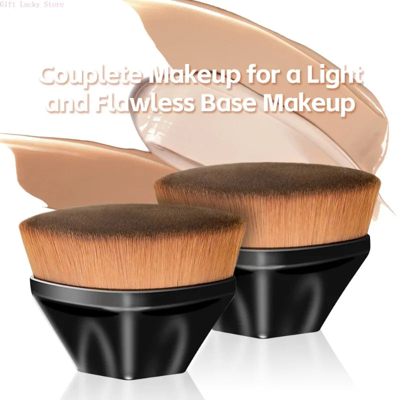 1PC Foundation Brushes Makeup Korean Professional Cosmetics BB Cream Powder Make Up Brush Short Handle Magic Foundation Brush