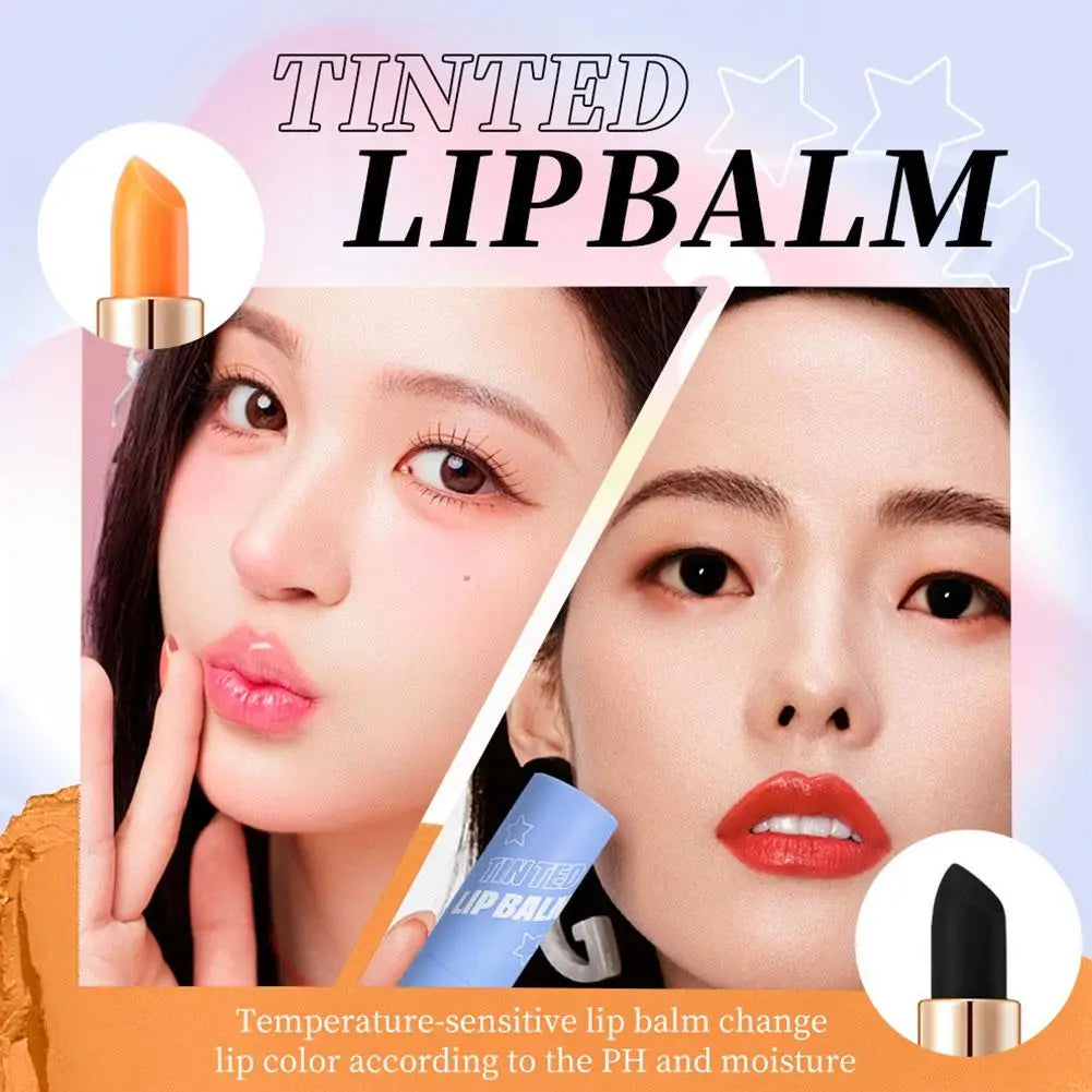Color Change lip Balm Nourising Moisturizing Anti-drying Lipstick long-lasting waterproof Color changing Lips Care Makeup