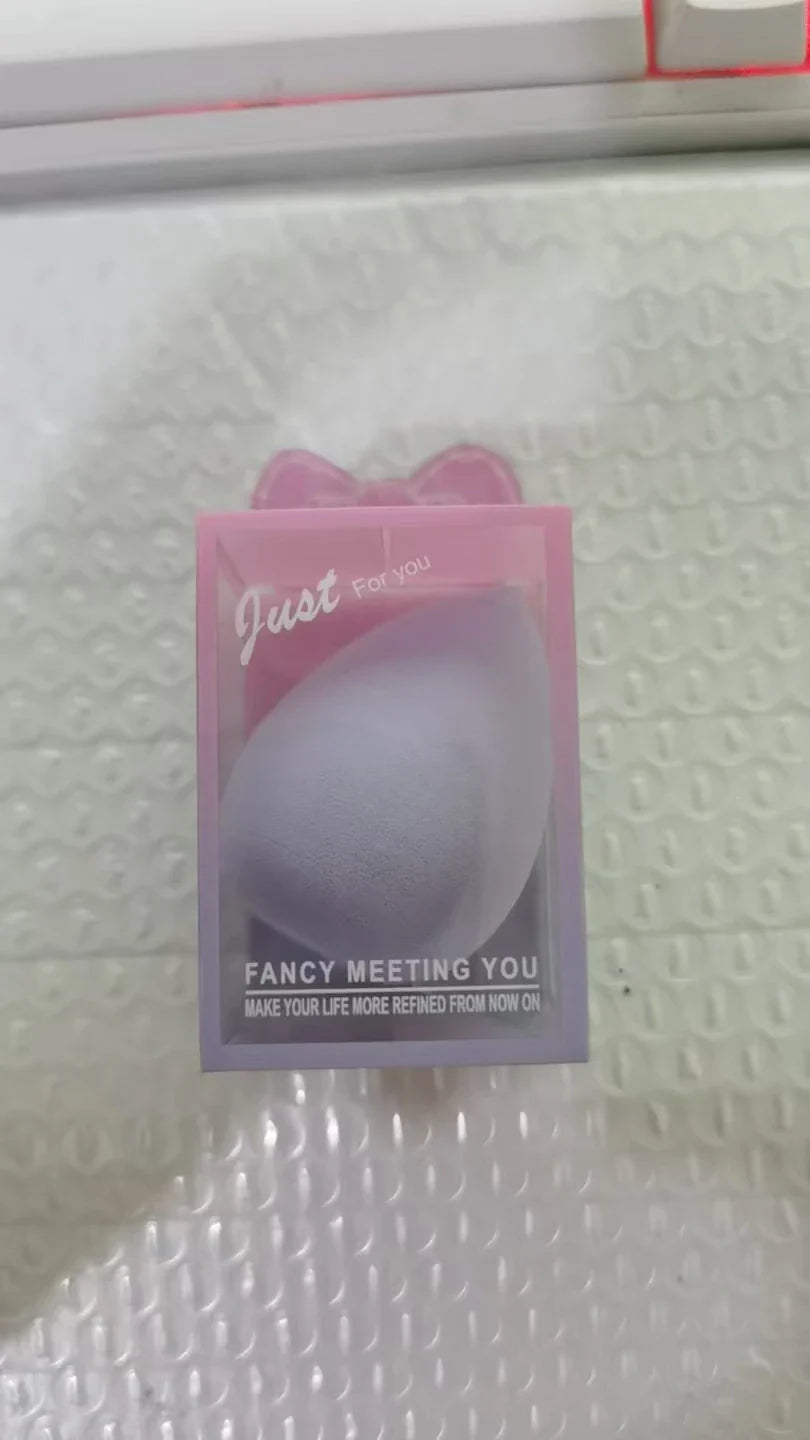 1pcs cosmetic powder puff soft and smooth women's makeup foundation sponge beauty makeup tool accessories drop-shaped