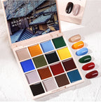 16 Color Cream Nail Gel Polish Solid Nail Gel Palette Mud Painting  Nail Art Design Soak Off UV Gel Varnish Gel Lacquer