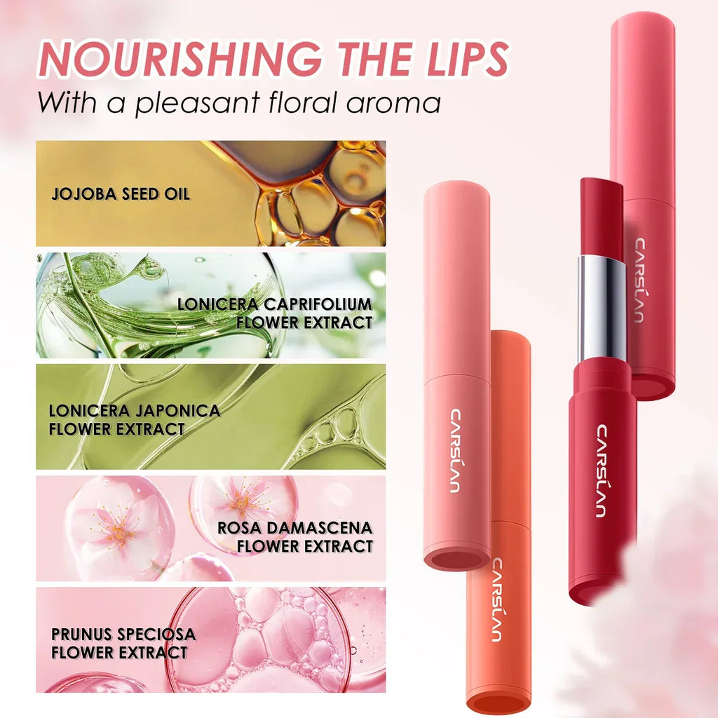4 Colors Lip Balm Flower Essence Extra Moisturizing Natural Lasting Lip Plumper Non Sticky Lip Gloss Makeup Lip Care Cosmetics