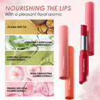 4 Colors Lip Balm Flower Essence Extra Moisturizing Natural Lasting Lip Plumper Non Sticky Lip Gloss Makeup Lip Care Cosmetics