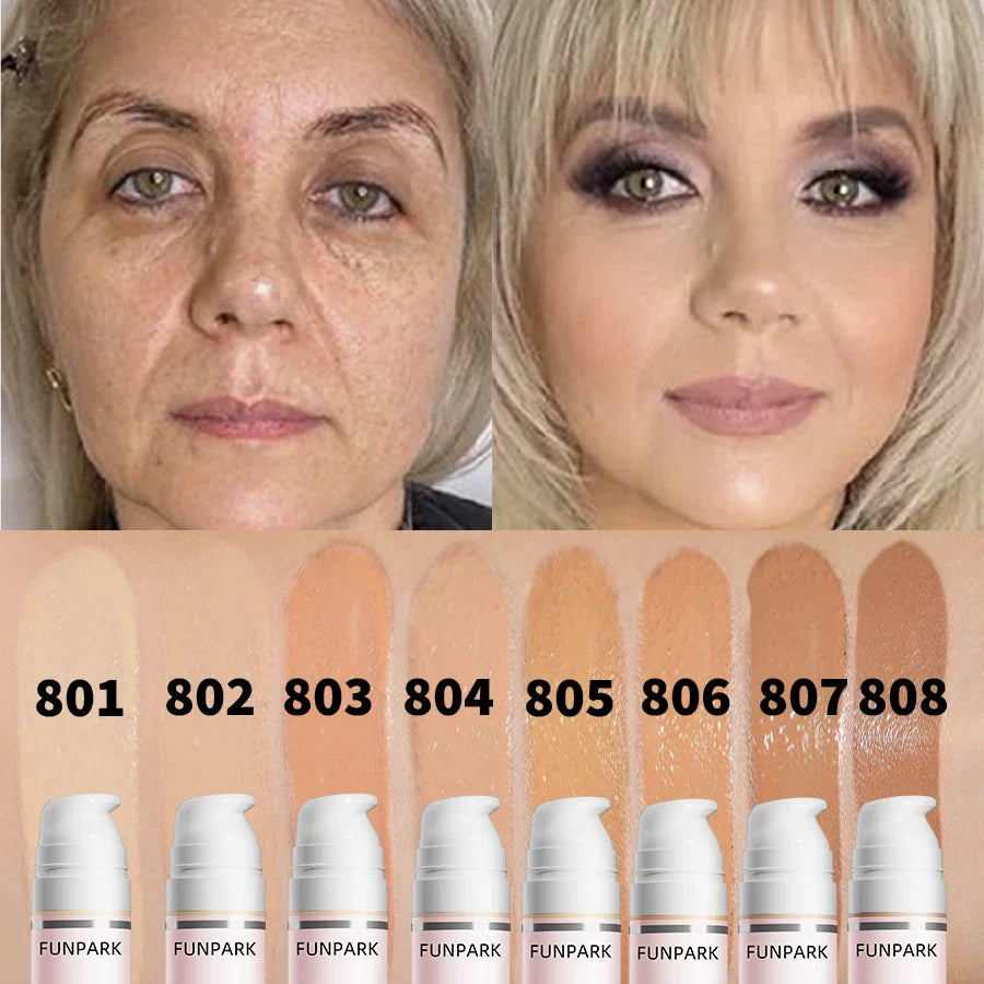 30ml 1Pc Color Correcting CC Cream Facial Foundation Waterproof Concealer Whitening Liquid Foundation Korean Makeup Cosmetics