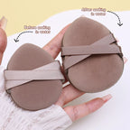 30Pcs Thickened Double Ribbon Wet Dry Dual-use Makeup Puff Black Skin Color Teardrop Shape Powder Puffs Foundation Cosmetic Tool