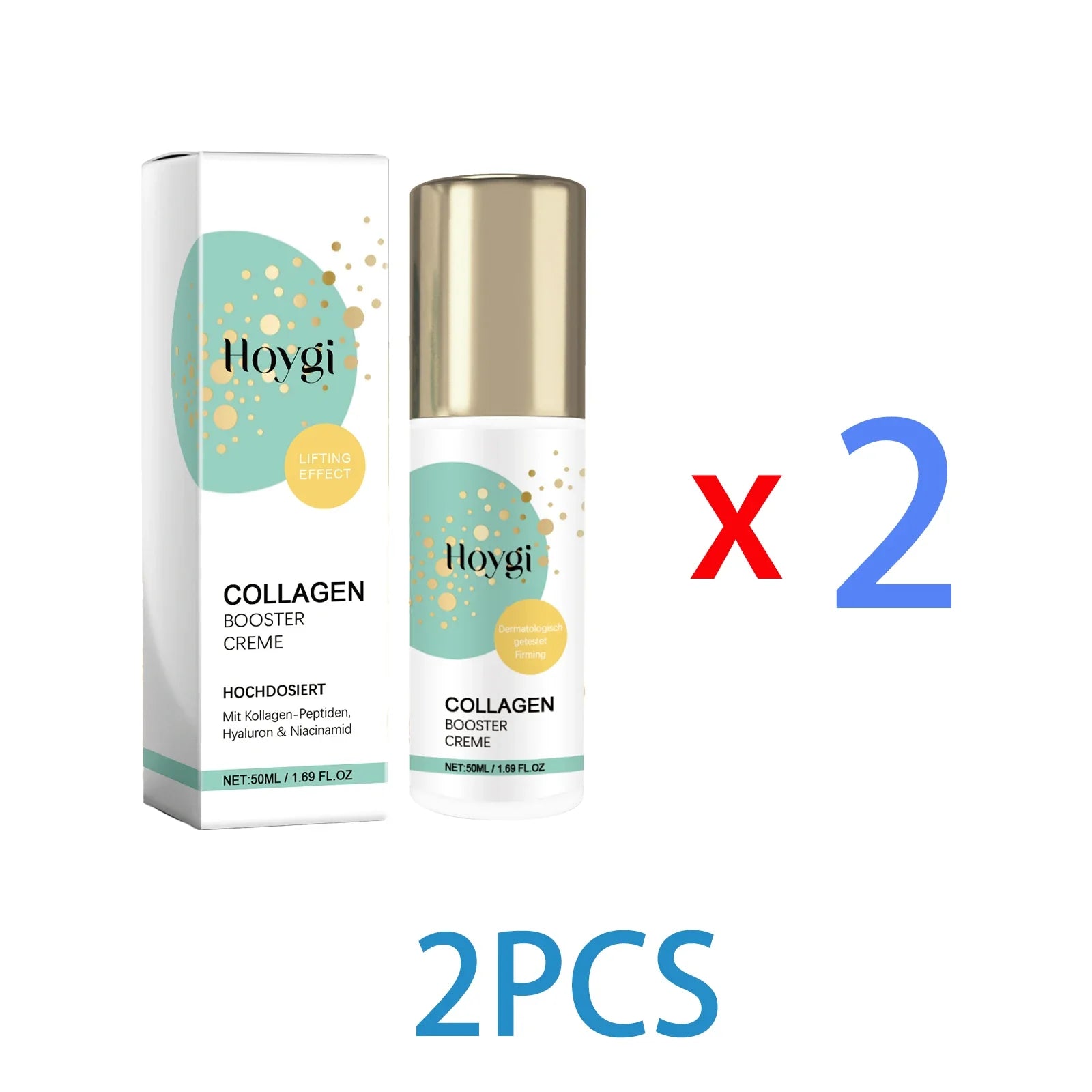 Collagen Peptide Face Lotion 50ml Anti Wrinkle Firms Hydrates Skin Boosts Barrier Niacinamide Moisturizer for Smooth Plump Skin