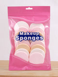 16/ Pack, colorful dry and wet makeup powder puff, round makeup sponge soft facial foundation and make-up tools.