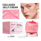 Collagen Jelly Cream Improving Skin Elasticity Tightening Soothing Moisturizing Anti-Aging Firmness Hydration Skincare Face Gel