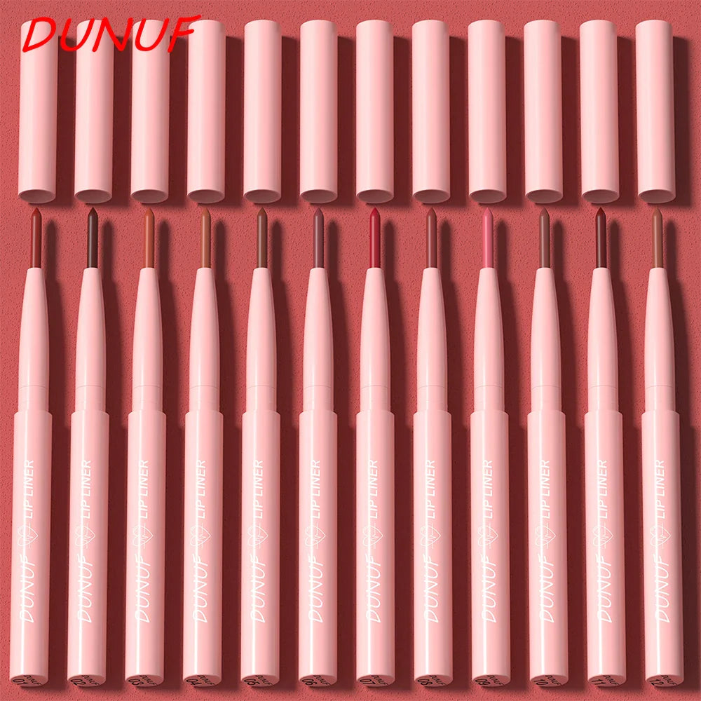 12-Color Luxury Matte Lipliner - Waterproof, Moisturizing,Long-Lasting,Non-Stick,Perfect Versatile Shades for All Skin Types