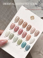 1-30pcs PSK Nude Pink Color Nail Art Ice Transparent Bare Color Nail Enamel 2025 New Net Red Popular White Gel Nail Polish