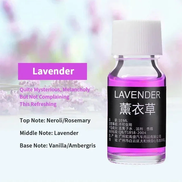 10ml Car Perfume Refill Air Freshener Natural Plant Essential Oil Aroma Diffuser Fragrance Humidifier Essential Oil Freshener