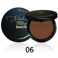6 Color Matte Face Pressed Powder 24 Hours Oil Control Natural Setting Powder Foundation Full Coverage Waterproof Lasting Makeup