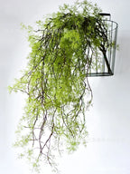 140 cm artificial plant black bone mango vine 1 piece 5 branches home wall hanging ivy green fake flower plant pine needles new