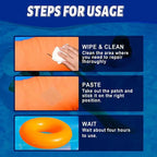 10pcs Transparent Waterproof Self Adhesive Sticker Cloth Patches Camping Awning Tent Water Toys Swimming Ring Repair Tape