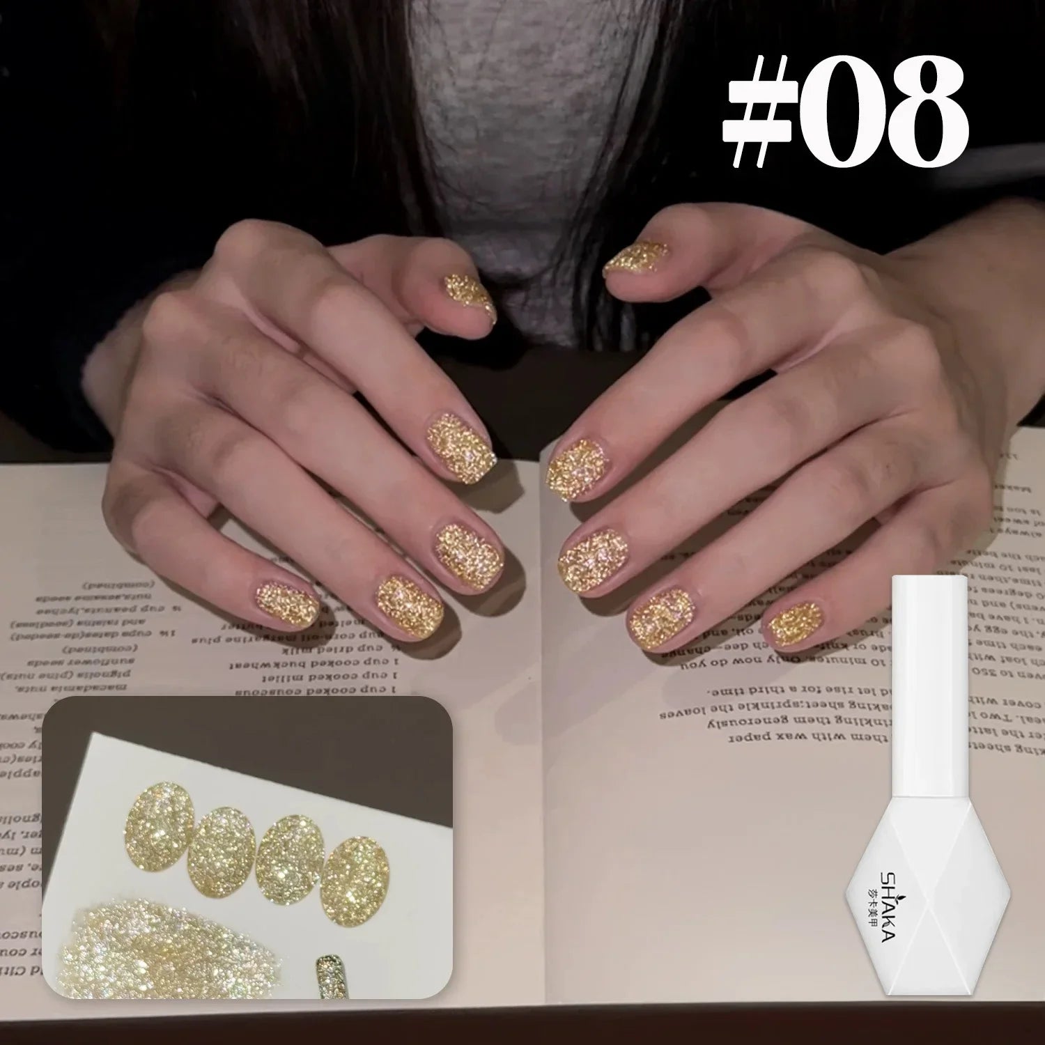 1-12pcs SHAKA Summer Autumn Huayu Xingchen Orange Green Red Gel Nail Polish 2025 New Halloween Versatile Nail Gel