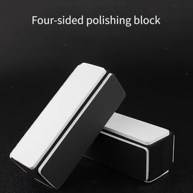 1/2/3 nail polishing set, professional unscented nail art and foot care sandpaper, sponge nail file, polishing block