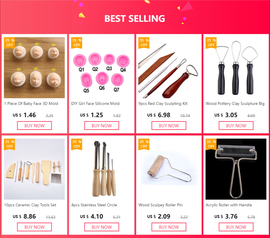 10pcs Stainless Steel Clay Sculpture Engrave Tools for Modeling Carving Crafts Ceramic Sculpting Tools Polymer Clay Molds