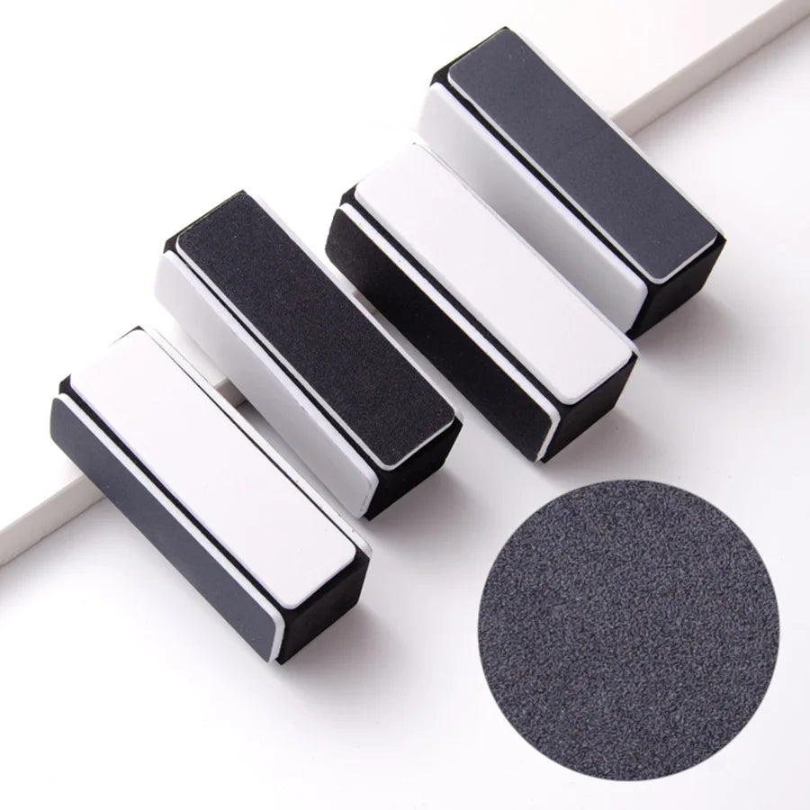 1/2/3 nail polishing set, professional unscented nail art and foot care sandpaper, sponge nail file, polishing block