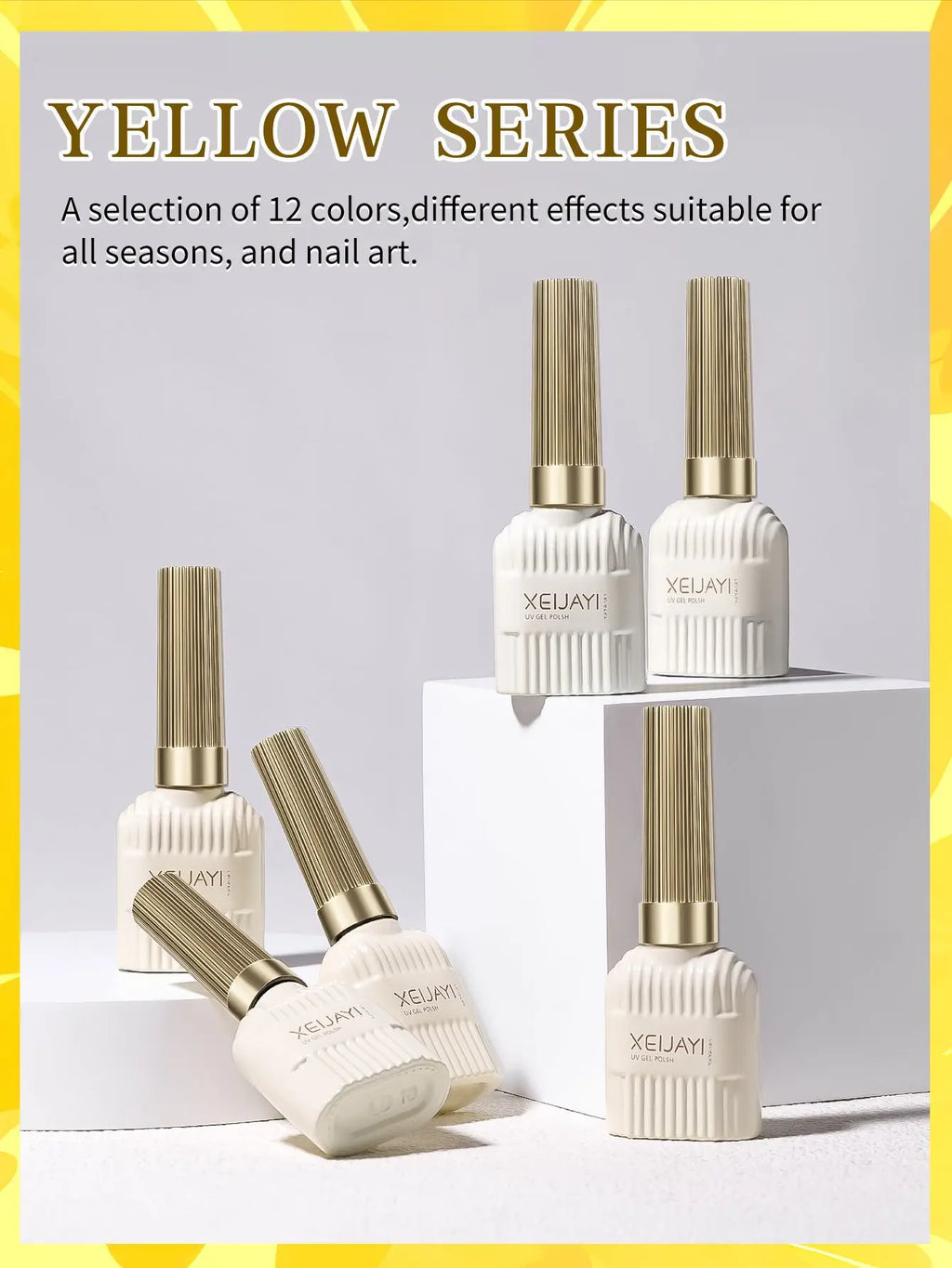 15ml Goose Yellow Nail Polish Gel, Popular Product in 2025, Lemon Yellow Phototherapy Gel Semi-permanent Nail Polish Pintauñas