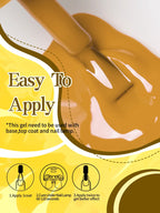 15ml Goose Yellow Nail Polish Gel, Popular Product in 2025, Lemon Yellow Phototherapy Gel Semi-permanent Nail Polish Pintauñas