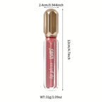 6 Color Mirror Pearl Lip Gloss Waterproof Long Lasting Moisturizing Liquid Lipstick Shimmery Glitter Lip Gloss Women Lip Makeup