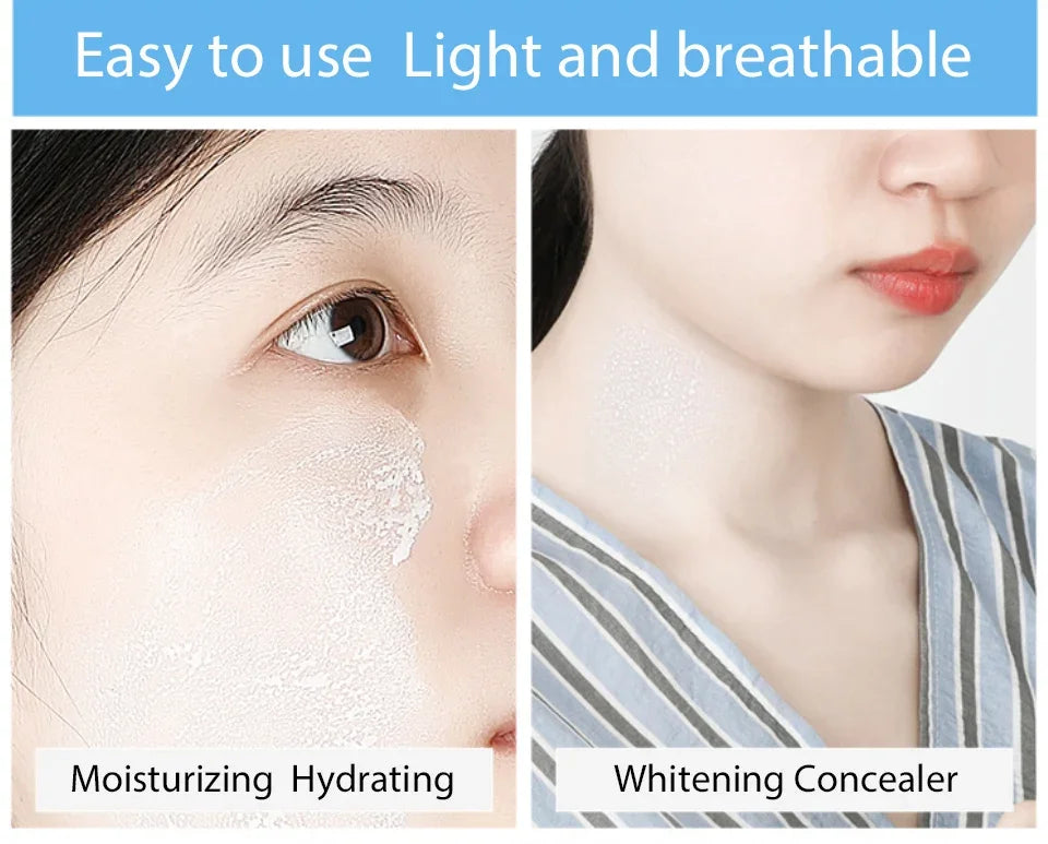 20ml Foundation BB Cream Spray Facial Makeup Whitening Moisturizing Hydrating Non-Stick Water Brightening Body Whitening Cream