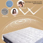 150/200x240x35cm Mattress Protector Packaging Bag Moisture-proof Dust Cover Thickness 0.08mm PE Transparent Moving Home Storage