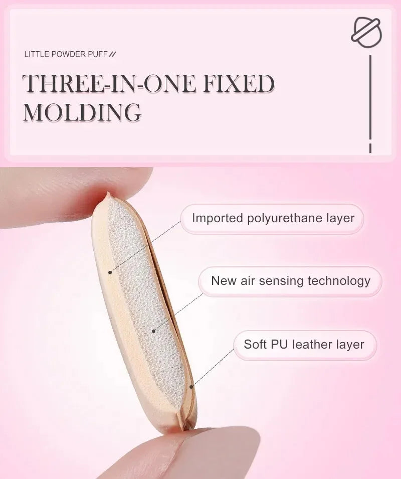 5/10Pcs Mini Finger Puff Foundation Small Air Cushion Powder Sponge Face Concealer BB Cream Cosmetic Applicator Makeup Tools