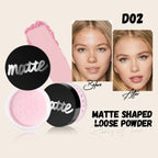 4 Colors Matte Loose Powder Face Whitening Skin Finish Transparent Pink Nude Mineral Makeup Cosmetic Foundation Setting Powder