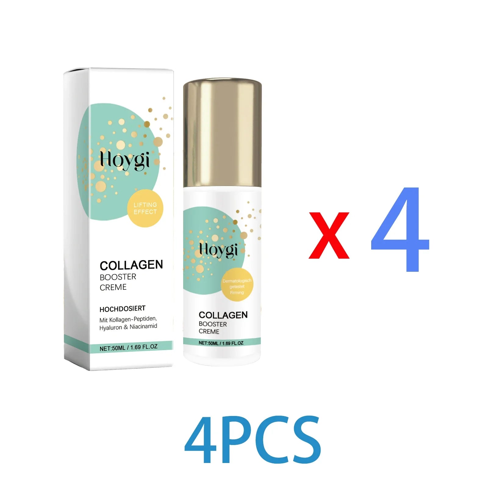 Collagen Peptide Face Lotion 50ml Anti Wrinkle Firms Hydrates Skin Boosts Barrier Niacinamide Moisturizer for Smooth Plump Skin