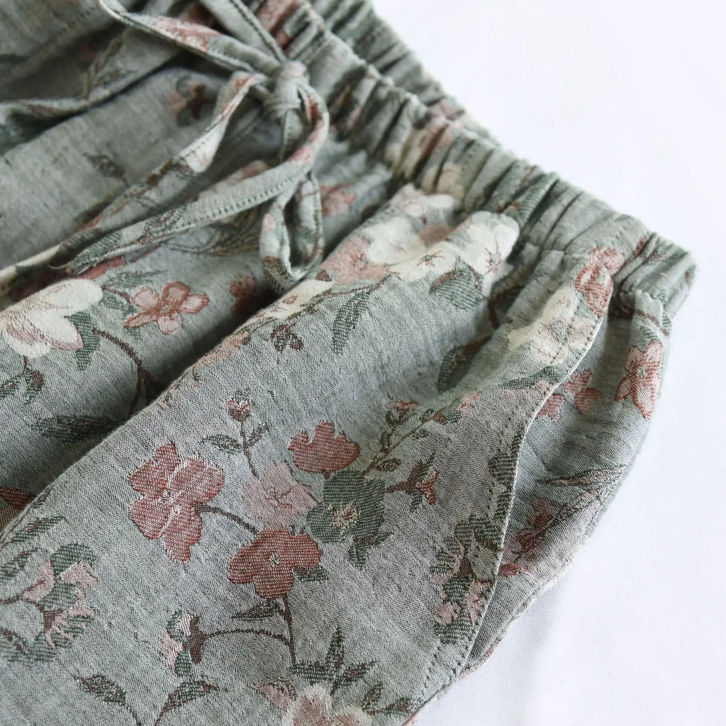 100% Cotton Sleepwear For Sleeping Pant Women Autumn Winter Pajamas Pants Loose Comfortable Homewear Trousers Female Pantalones