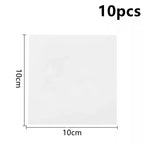 10pcs Transparent Waterproof Self Adhesive Sticker Cloth Patches Camping Awning Tent Water Toys Swimming Ring Repair Tape