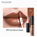 Butter Lip Cream Liquid Lipstick, Non-Sticky, Moisturizing High Pigment For Nude Red Sexy Lip Makeup Cosmetic