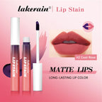 3 Colors Waterproof Peel-off Liquid Lipstick Lasting Moisturizer Lip Gloss No Fading Sexy Lip Gloss Tattoo Dyed Lip Cosmetics