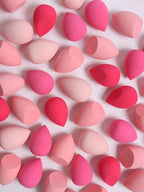 30 Beauty Eggs (Makeup Sponges) Foundation Make-Up Mixed Beauty Sponge, Liquid, Cream and Powder Without Blemish, Multi-Color C