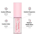 30-color Plumping Lip Oil Private Label Lipgloss Custom Logo Long-lasting Full Color Makeup Plant Moisturizing Cosmetics Vegan