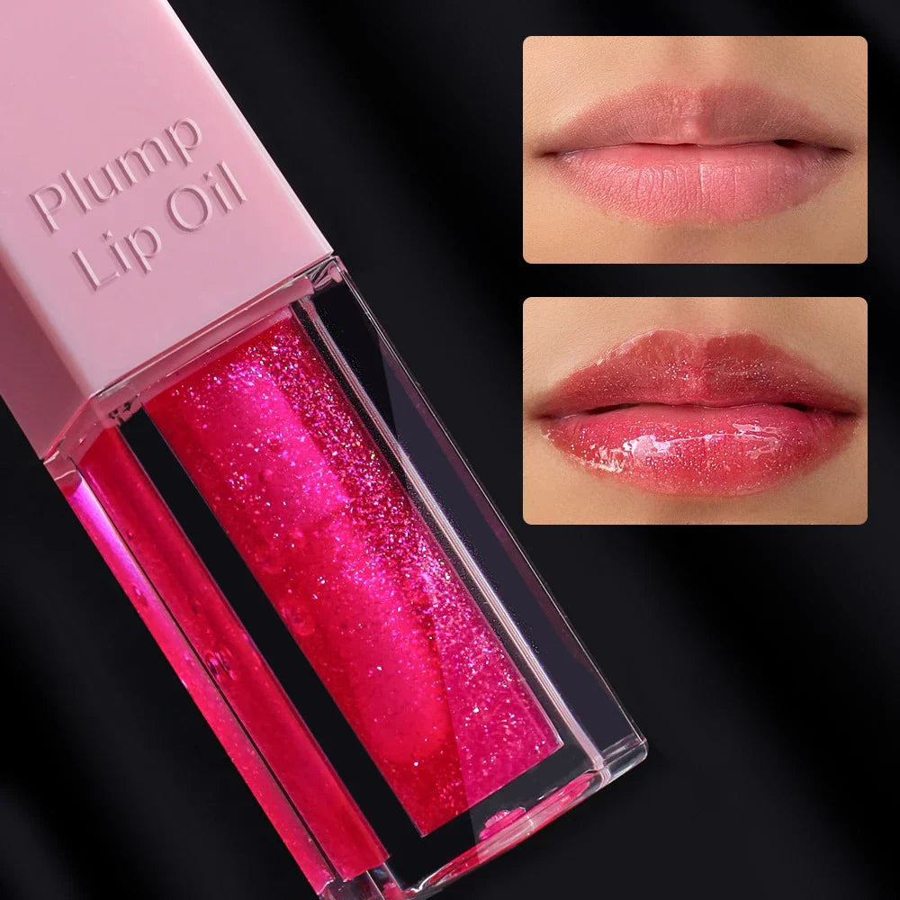 30-color Plumping Lip Oil Private Label Lipgloss Custom Logo Long-lasting Full Color Makeup Plant Moisturizing Cosmetics Vegan