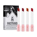 4 Colors Lana Del Rey Lipstick 4 Colors Matte Glossy 24 Lipstick Lasting Stain Women Lip Long Hour Set Tint Tube M4F9