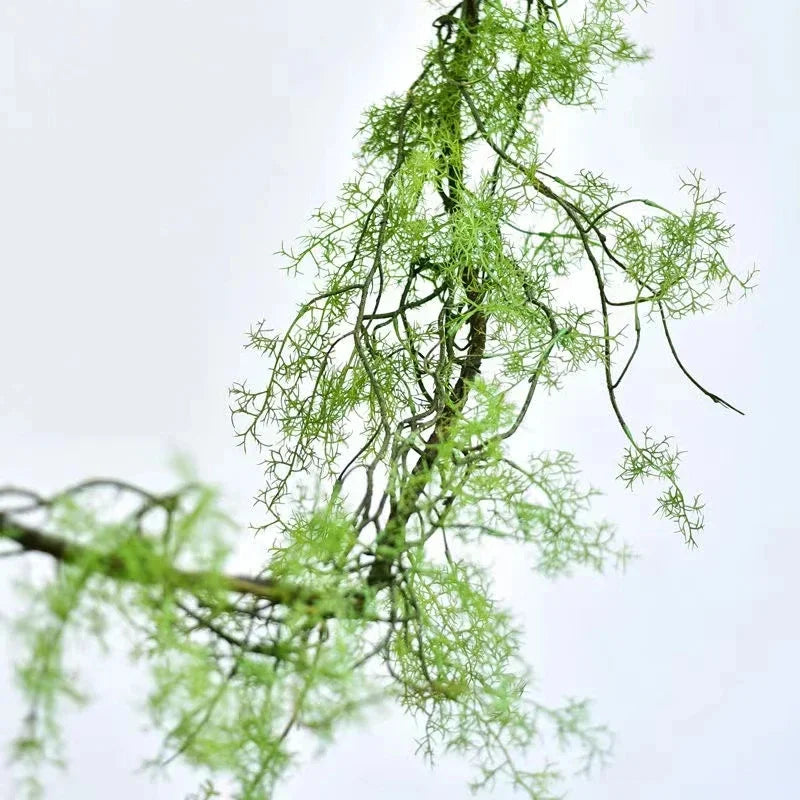 140 cm artificial plant black bone mango vine 1 piece 5 branches home wall hanging ivy green fake flower plant pine needles new