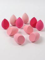 30 Beauty Eggs (Makeup Sponges) Foundation Make-Up Mixed Beauty Sponge, Liquid, Cream and Powder Without Blemish, Multi-Color C