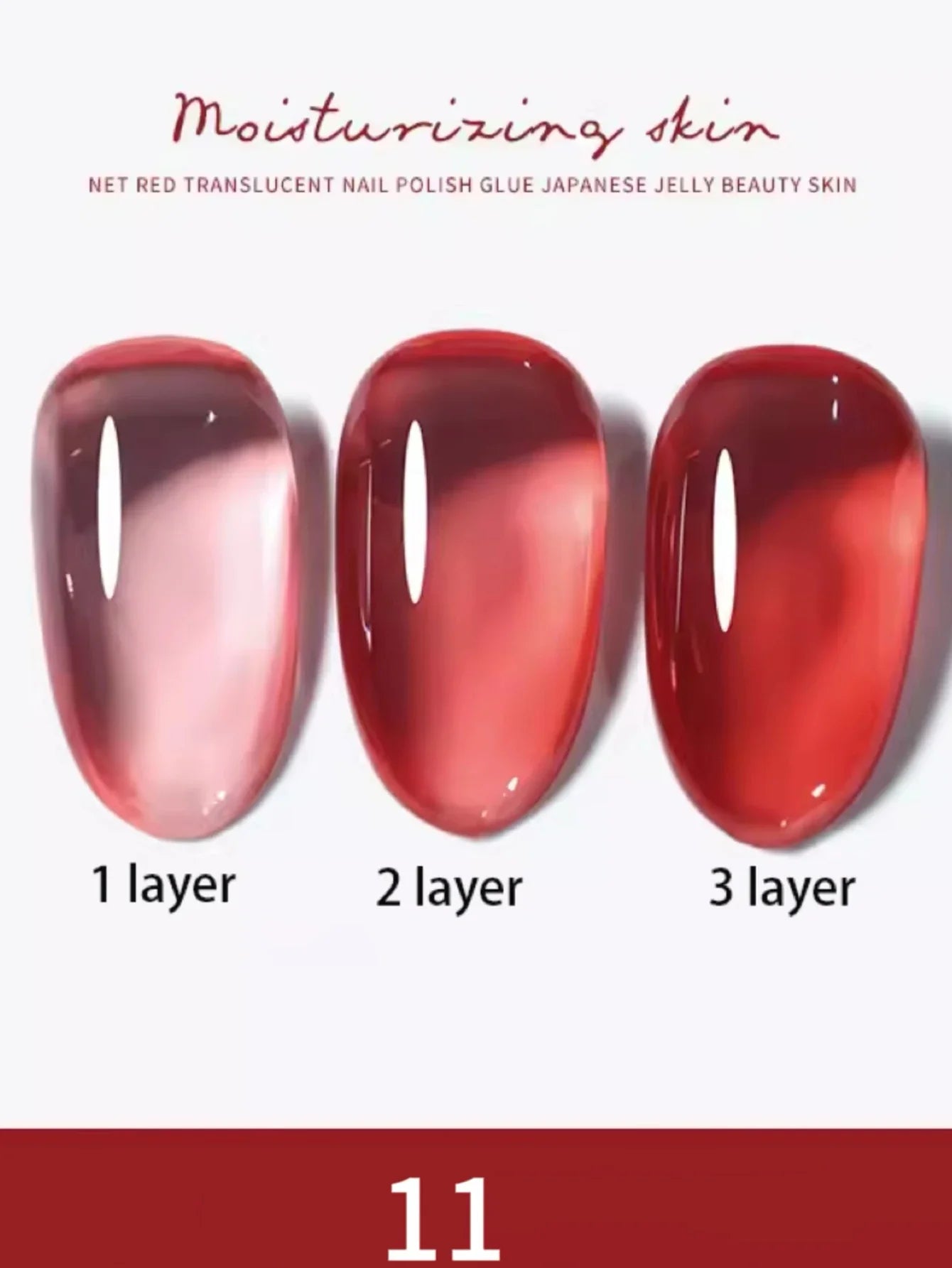 1-30pcs PSK Nude Pink Color Nail Art Ice Transparent Bare Color Nail Enamel 2025 New Net Red Popular White Gel Nail Polish