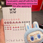 17cm Labubu Color Metal Bracelet Labubu Exquisite Eye Makeup Stickers Eyelash Stickers Vinyl Doll Diy Accessories